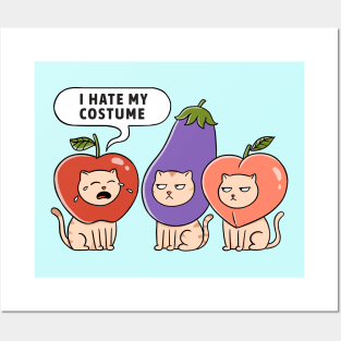 Cats funny costume Posters and Art